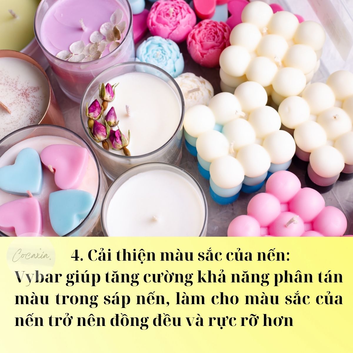 Additive candle making additive vybar