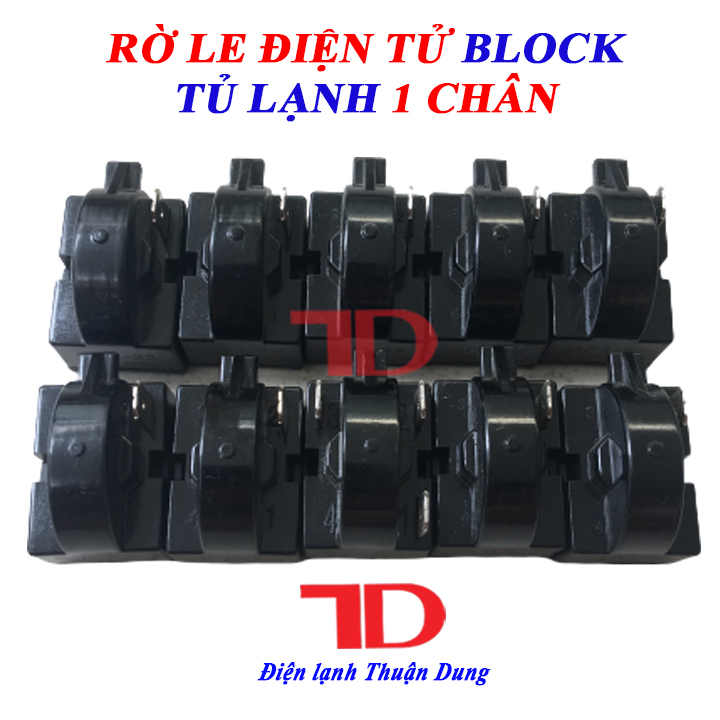 Combo 10 rờ le điện tử block tủ lạnh 1 chân