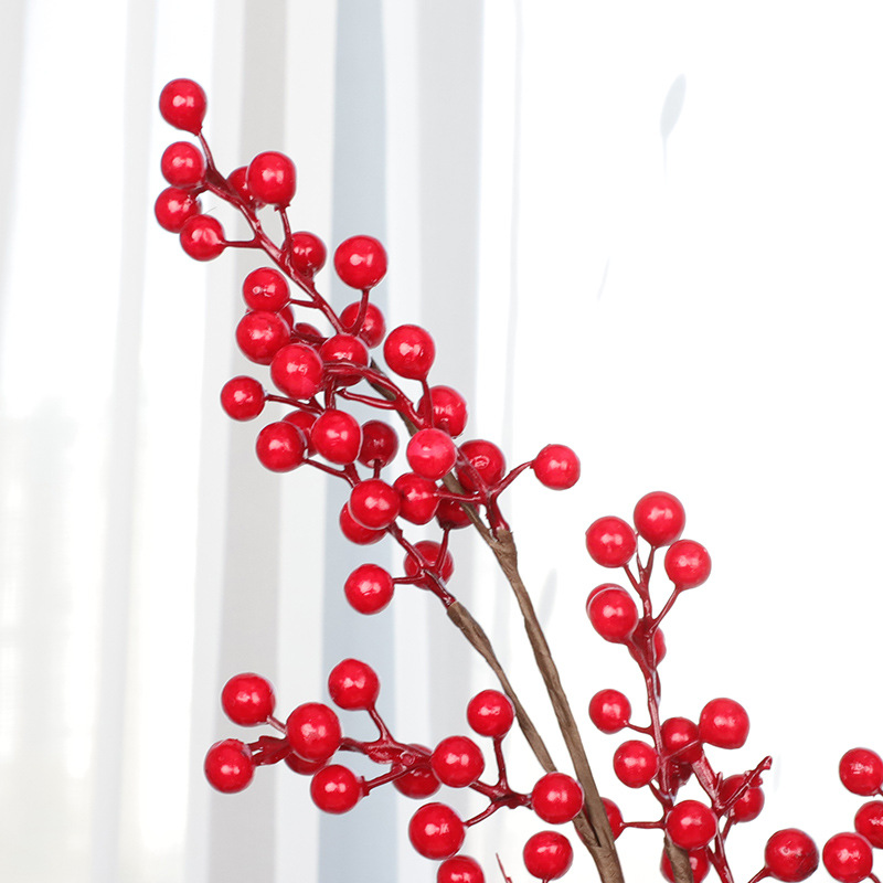 cụm đào đông - trang trí - hoa lụa cao cấp