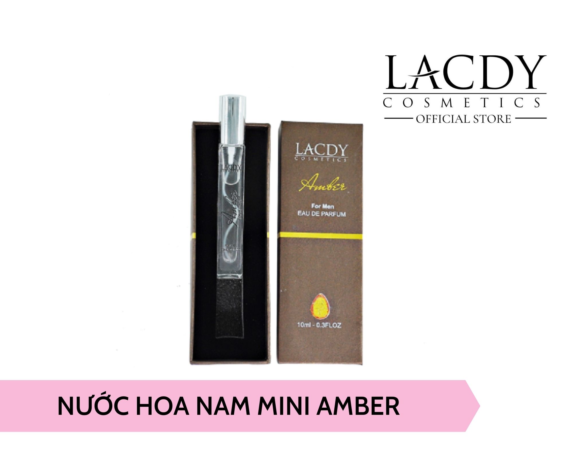 016 – AMBER – Nước hoa nam hương Hổ Phách (10ml)