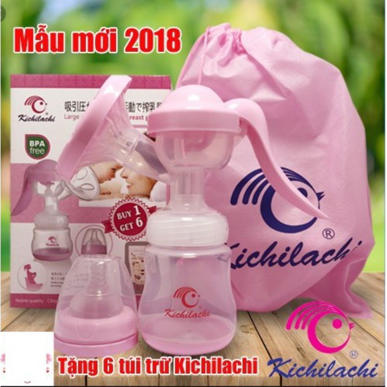 Combo sỉ 10 máy hút sữa bằng tay Kichi