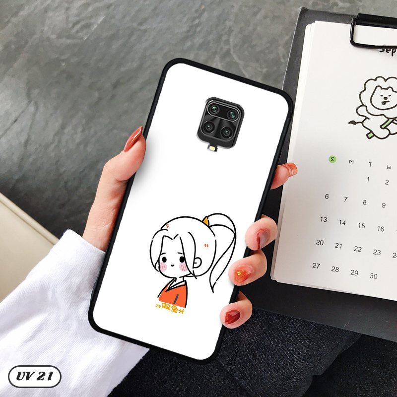 Ốp Xiaomi Redmi Note 9S lưng nhám -ngộ nghĩnh