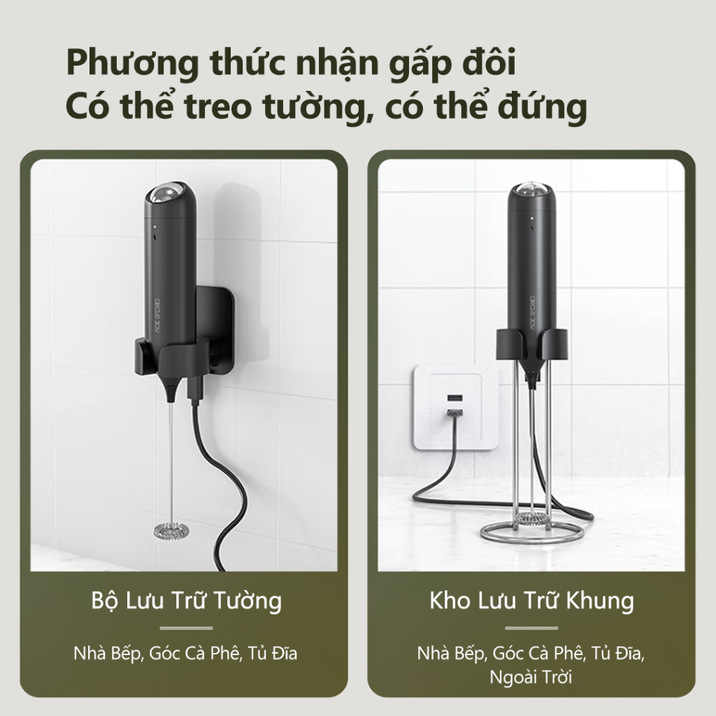 Xiaomi Youpin Máy Đánh Sữa Tạo Bọt Cà Phê Circle Joy