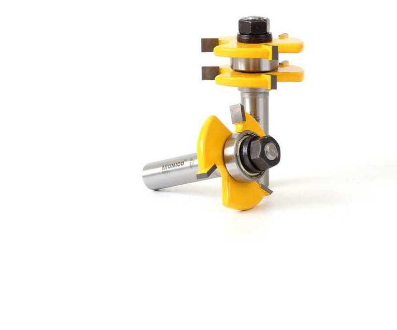 Bộ 2 mũi phay ghép ván gỗ, cốt 12.7mm
