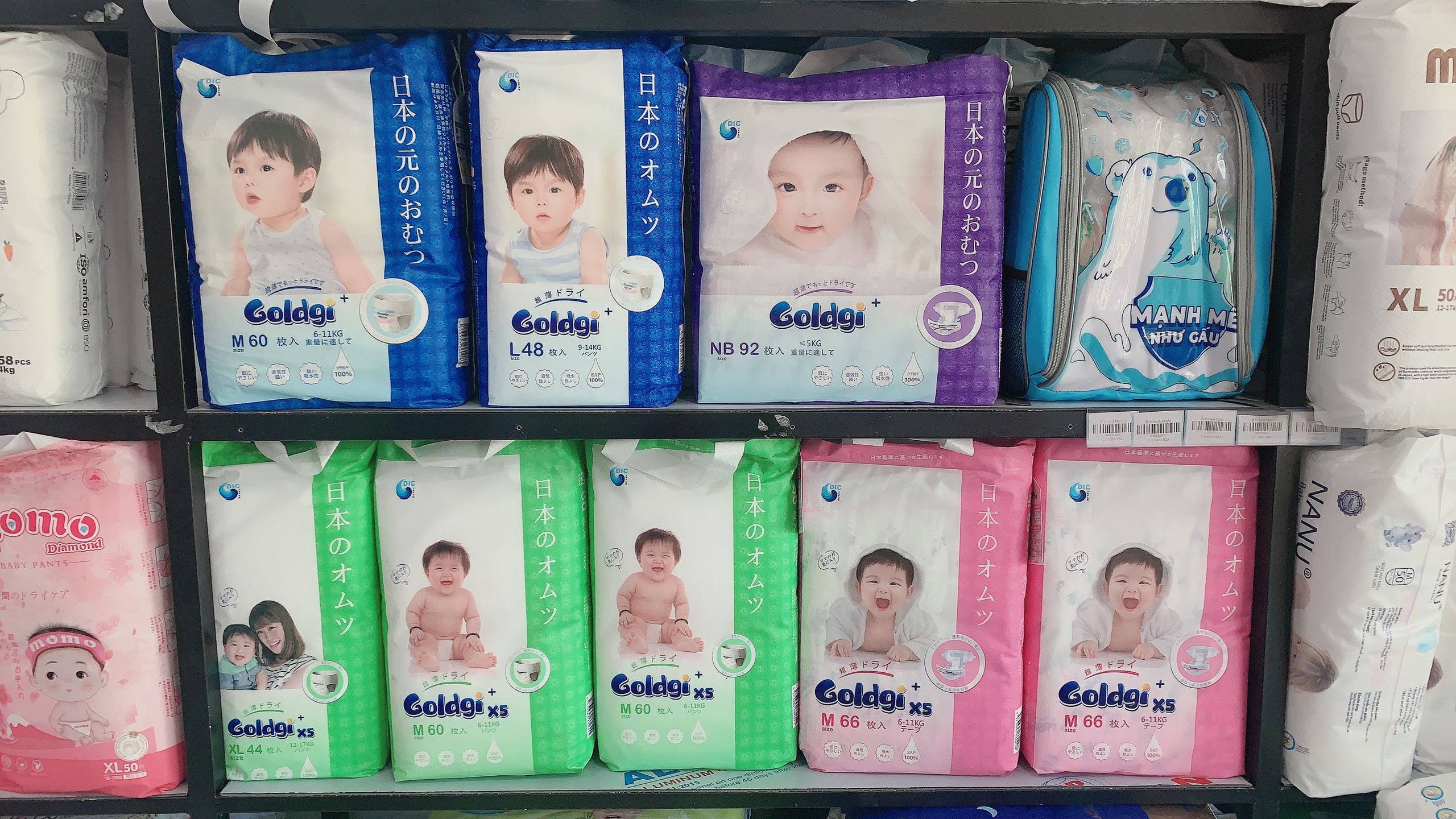 Bỉm/Tả GOLDGI X5