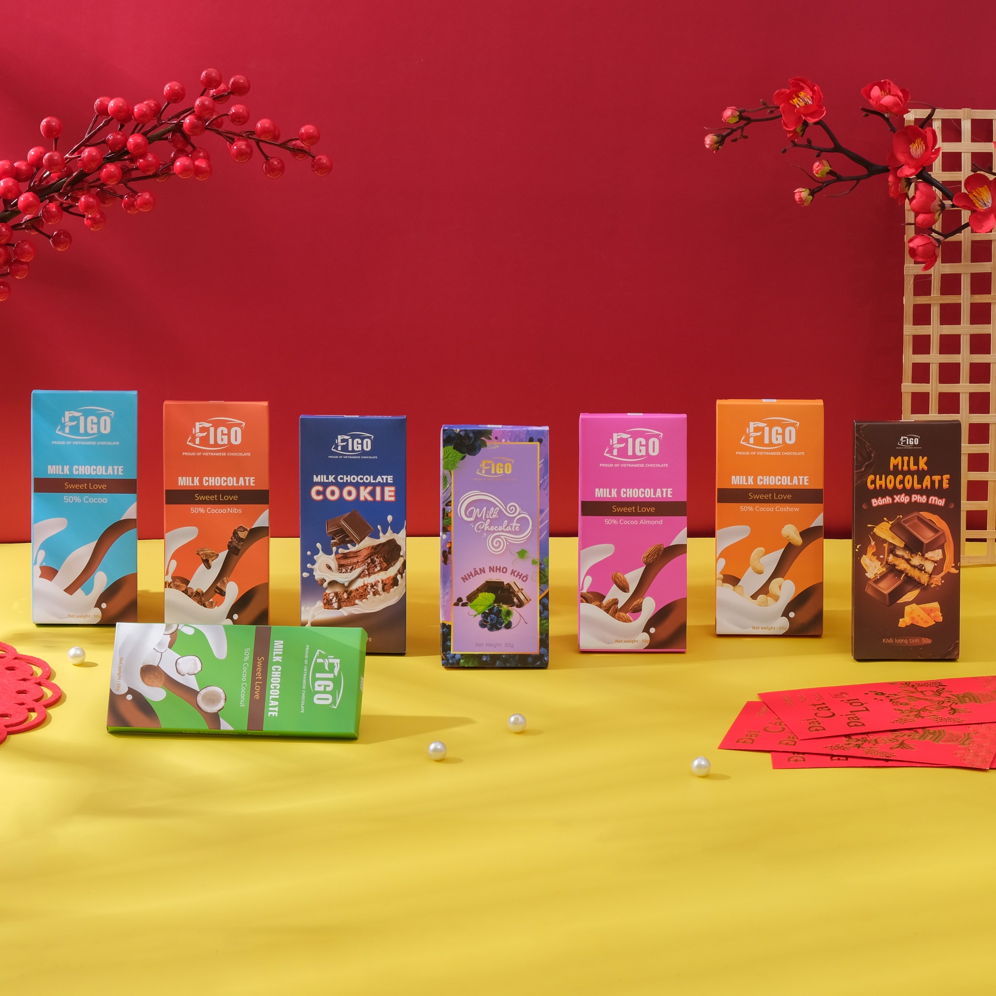 Set quà tặng tết Chocolate Figo siêu ngon