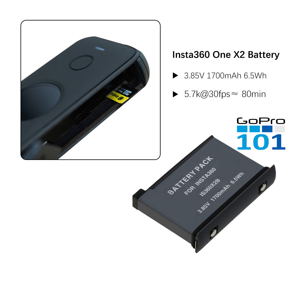 Pin sạc Insta360 One X2 Battery, Pin for Insta One X2