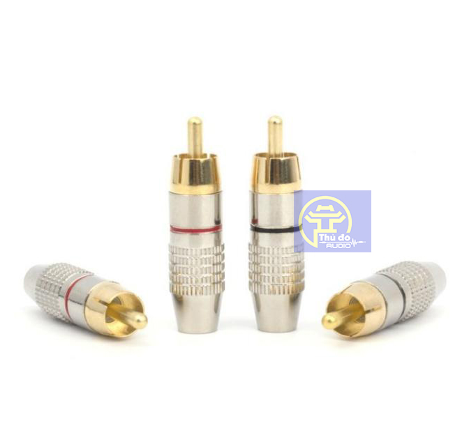 Bộ 4 Đầu hàn Jack AV / RCA / Hoa sen
