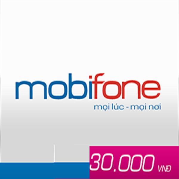 Thẻ Cào Mobifone 30.000 VNĐ & PHÍ CHUYỂN