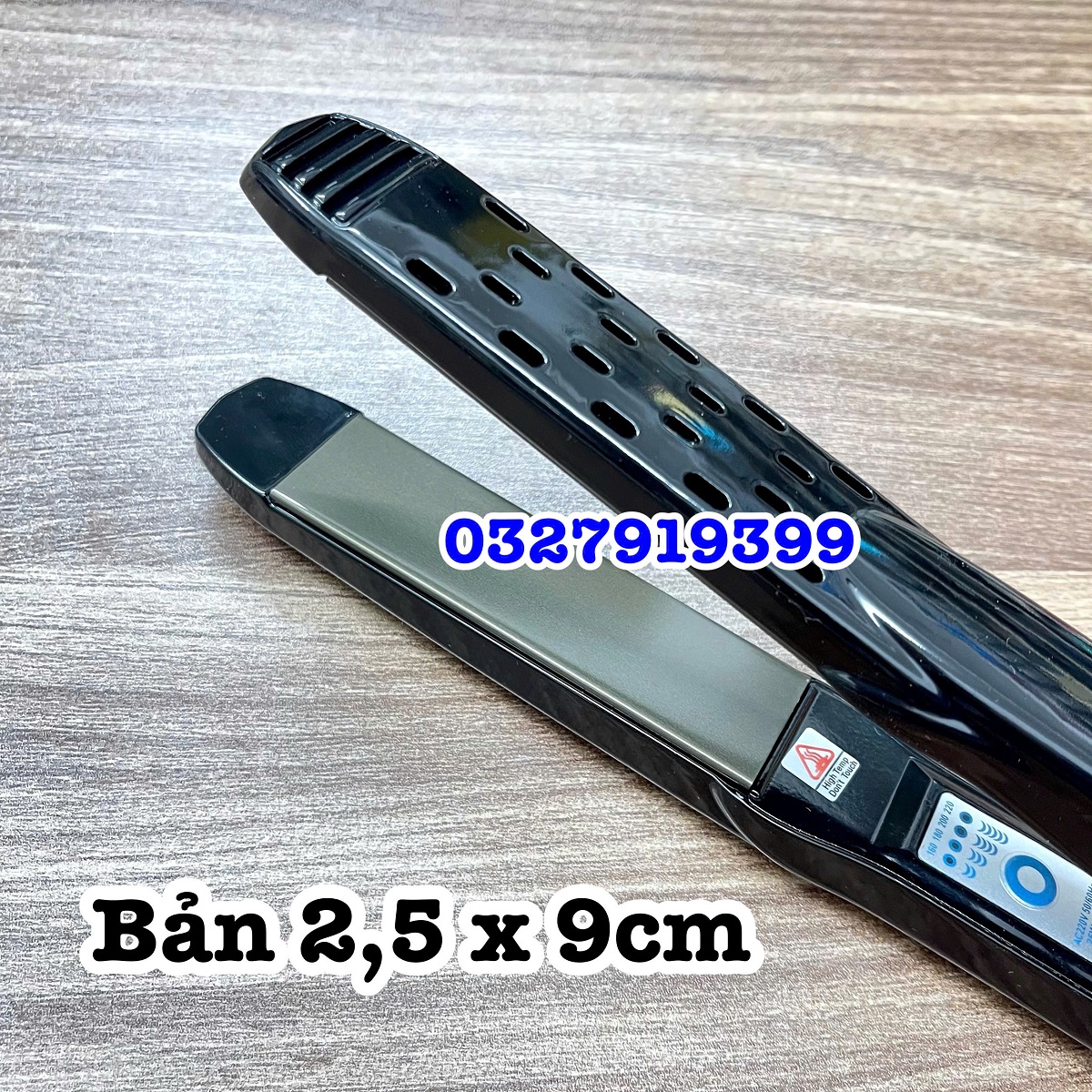 Super - Máy duỗi tóc cao cấp bản trung 3,5cm không màn hình hiển thị đèn LED hiệu suất nhiệt độ ổn định