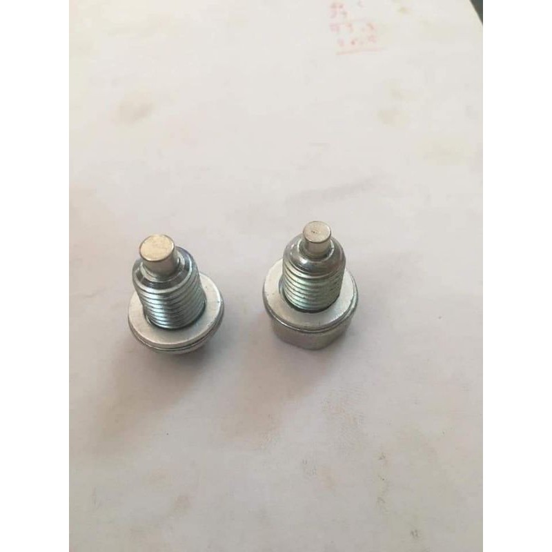 Ốc rốn xả dầu có từ tính nam châm xe ga xe số