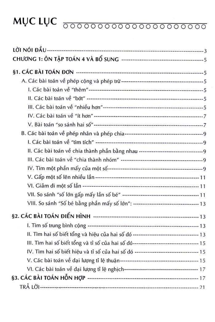 Toán Đố Lớp 5 - Word Problems Primary Maths 5