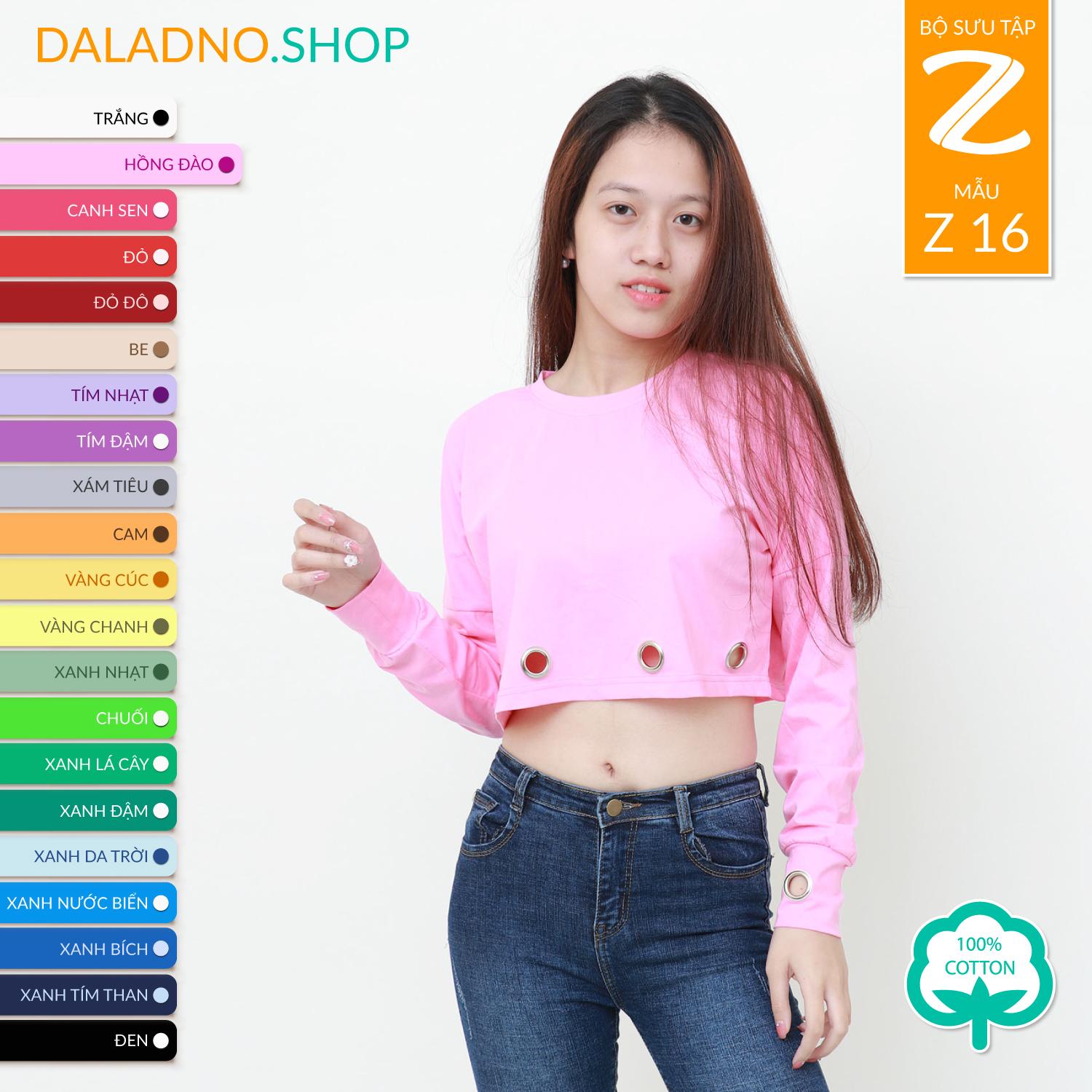 Z-16 | Crop Top with long sleeves 20+ colors Daladno