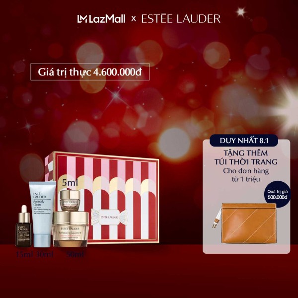 [Phiên Bản Giới Hạn] Bộ quà tặng Estée Lauder Firm and Glow Skincare Collection (Giá trị thực 4,765,000d)