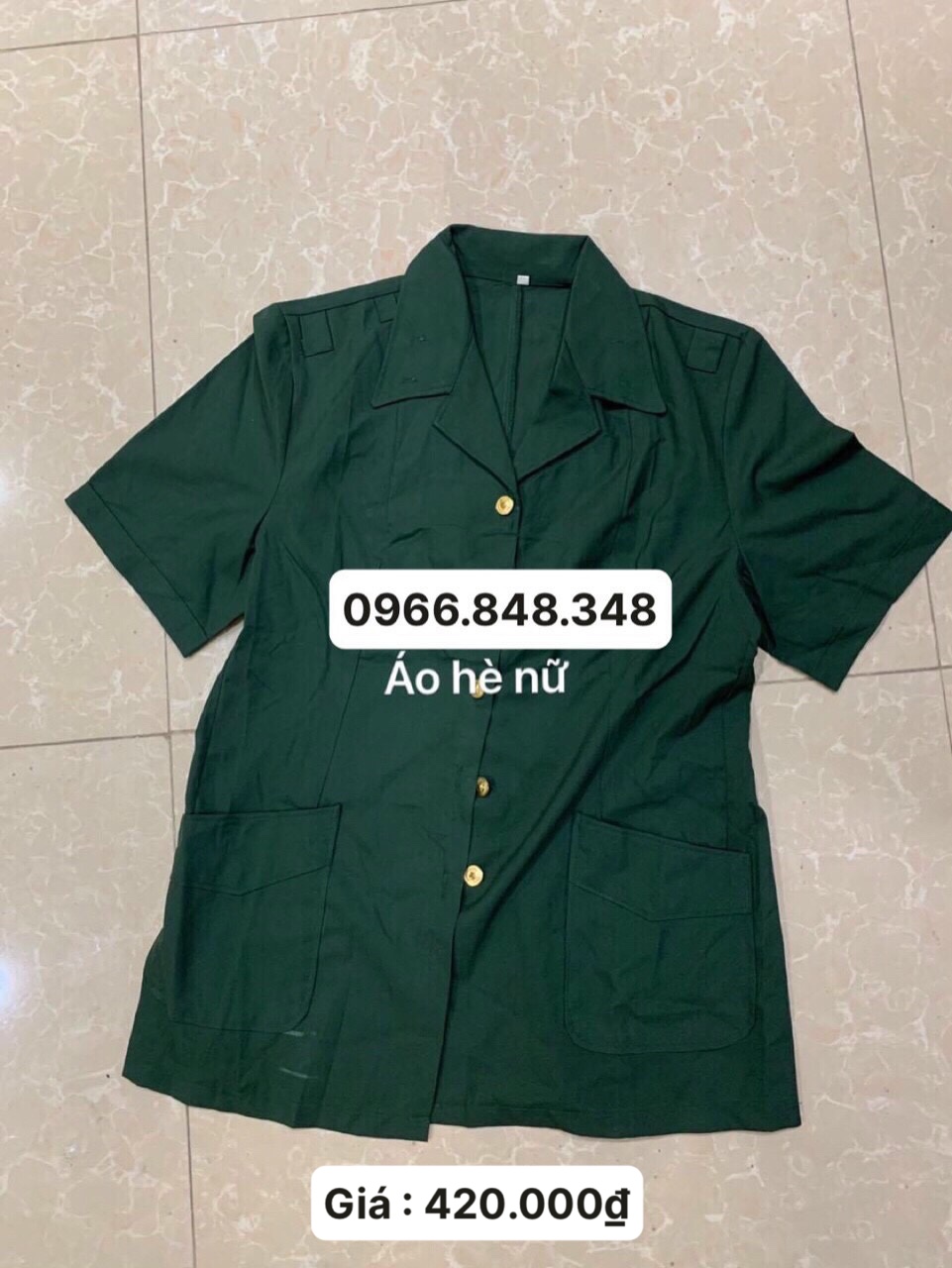 Áo Si Quan K08 Nữ - Ngắn Tay