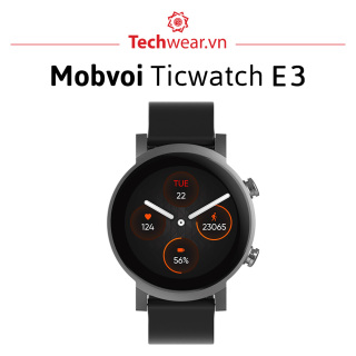 Đồng hồ thông minh Mobvoi Ticwatch E3 phiên bản quốc tế Tiếng Việt Wear OS Chip 4100 Phân phối chính hãng 100% Bảo hành 12 tháng thumbnail