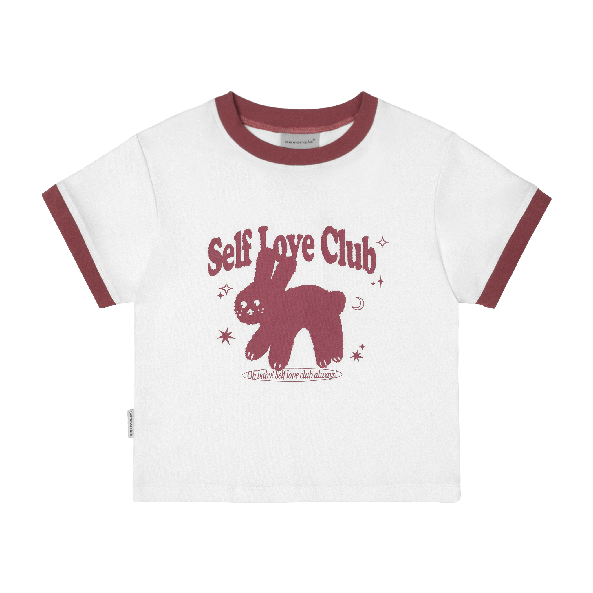 Áo Croptop Ringer "Pixel Bunny" SLC