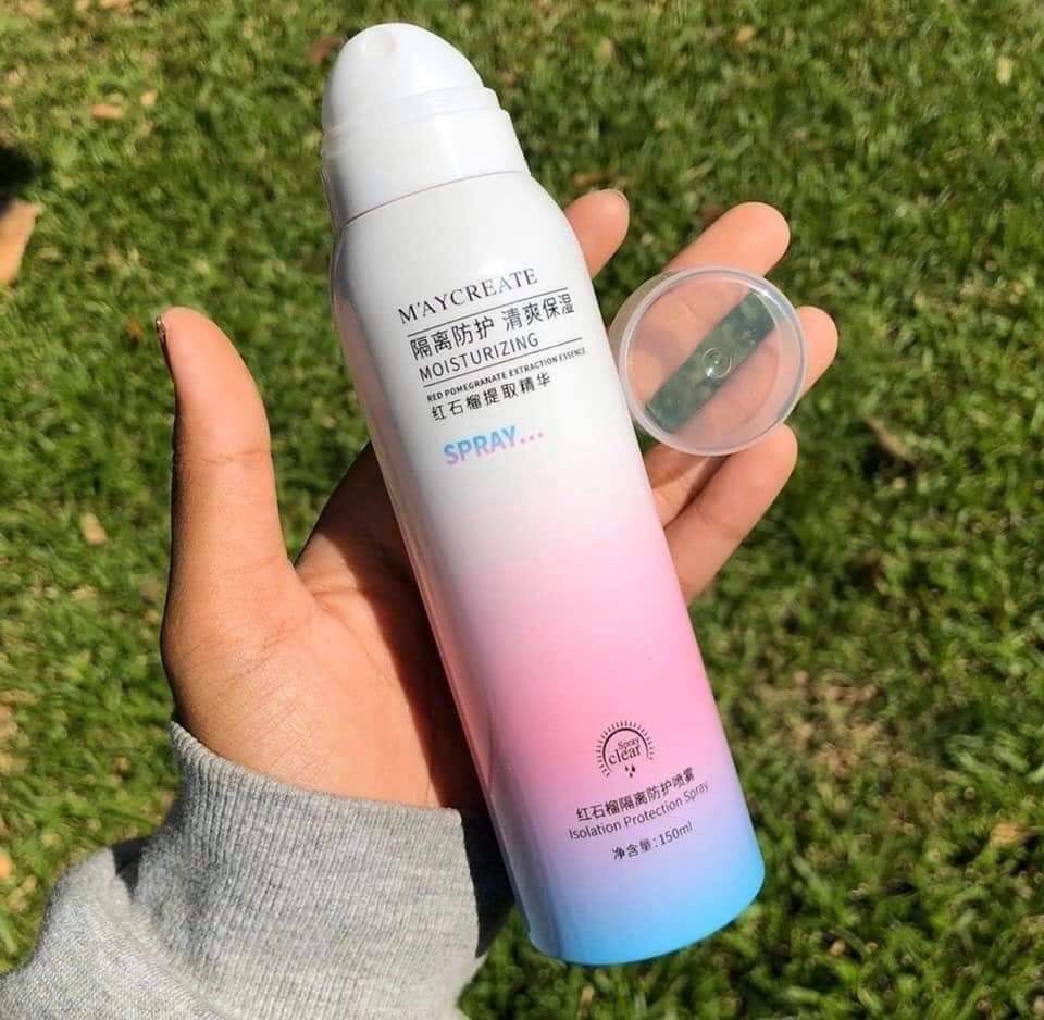 Xịt chống nắng make up Maycreate - chai 150ml _LaShiNo