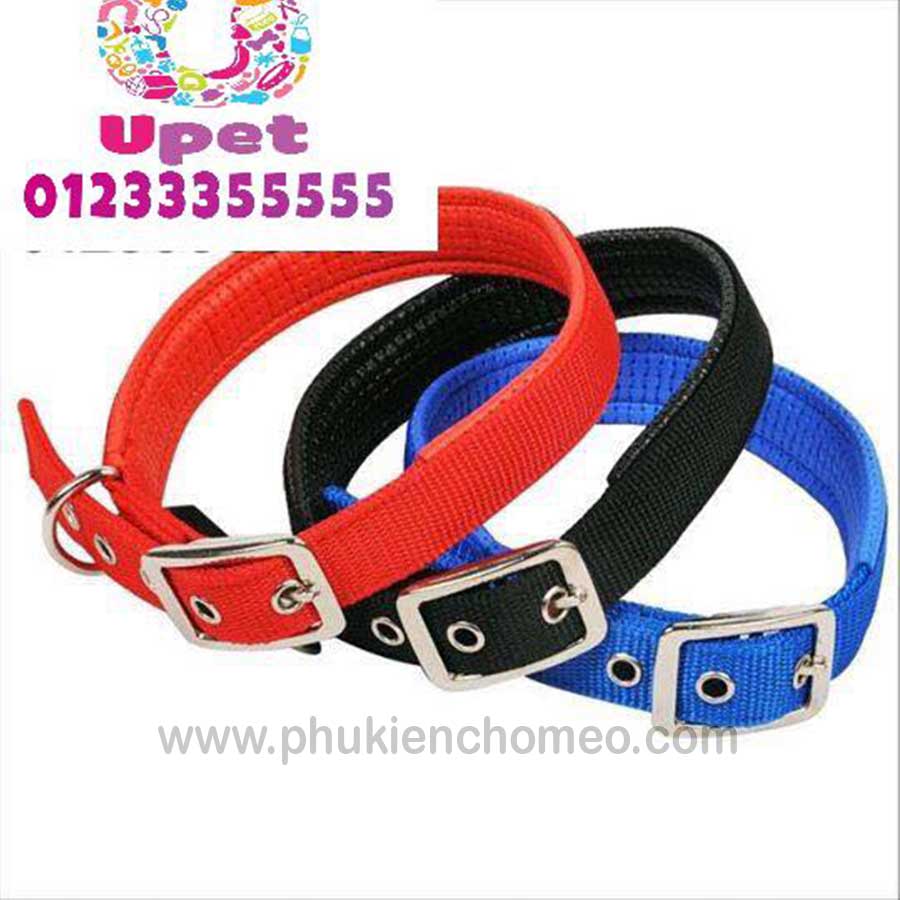 Vòng cổ đệm khóa xịn cho chó size 4.0 (25-35kg)