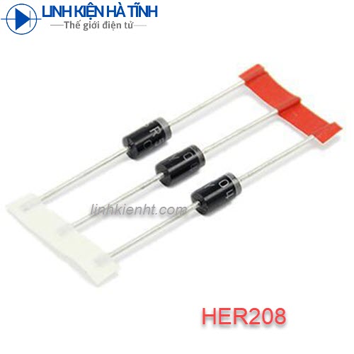 [20 CHIẾC] Diode DIOT Xung HER208 2A 1000V