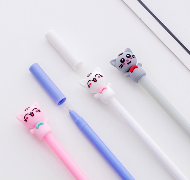 Bút bi nước hình con mèo