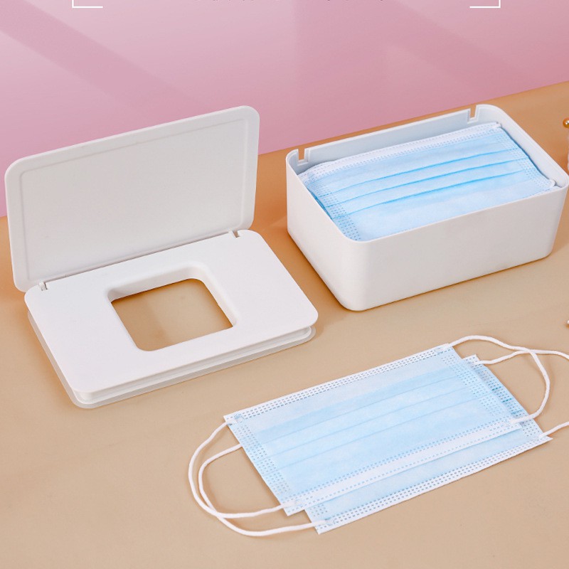 Hộp đựng khẩu trang - giấy ăn để bàn