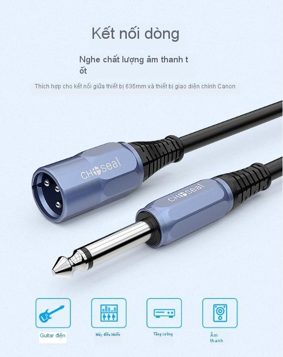 dây 6ly ra canon đực 1.2m AQ 5225