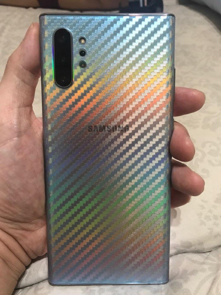 [HCM]Combo 2 miếng decal carbon và 2 cường lực camera Samsung Note 10