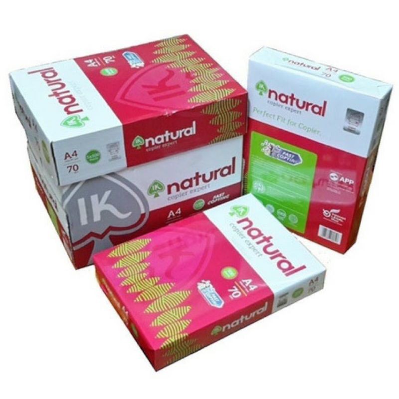 Giấy in A4 Natural định lượng 70gsm