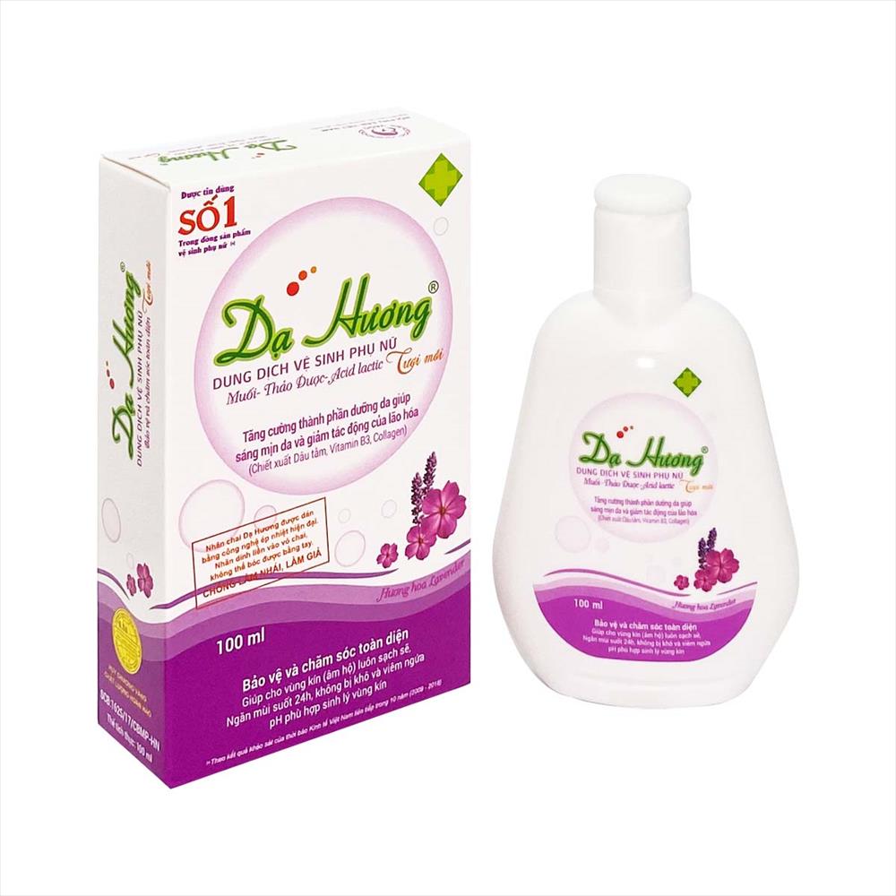 Dạ hương - dung dịch vệ sinh phụ nữ - Chai 100ml - (Hương hoa Lavender)
