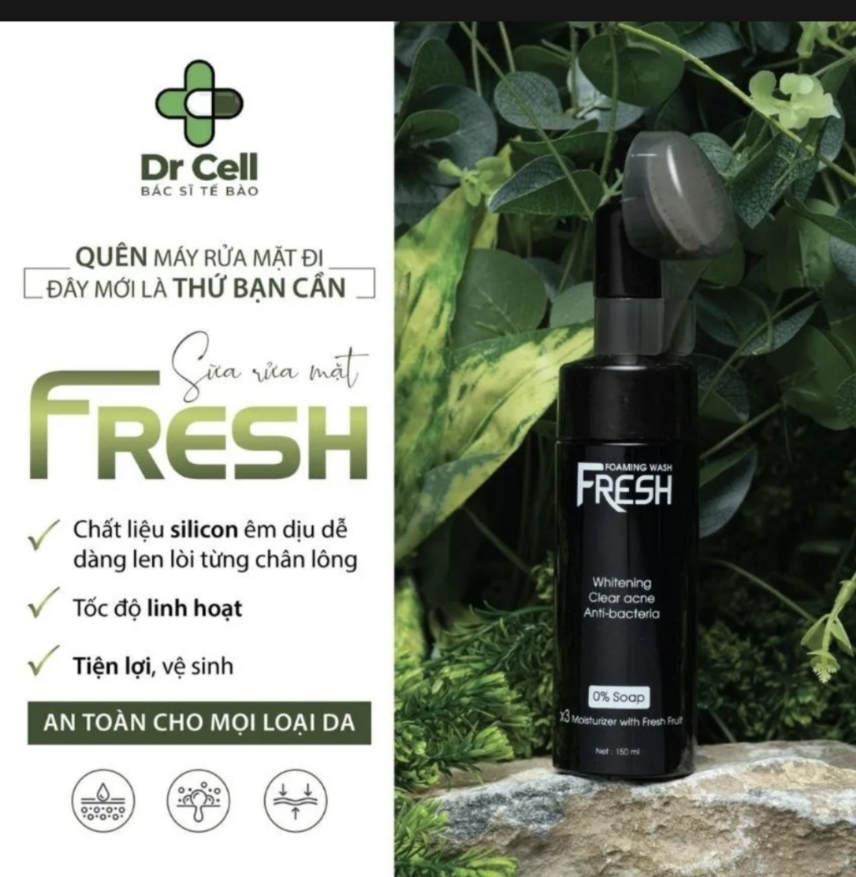 Sữa rửa mặt _ Foaming Wash Fresh dr cell