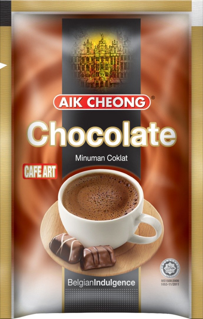 [HCM]Chocolate Hòa Tan Aik Cheong Chocolate Cafe Art (15 Gói x 40g)