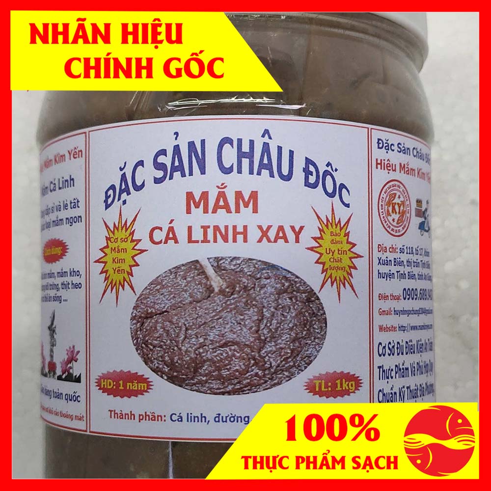 Mắm cá linh xay châu đốc hủ 500gr loại thơm ngon dễ chế biến món ăn