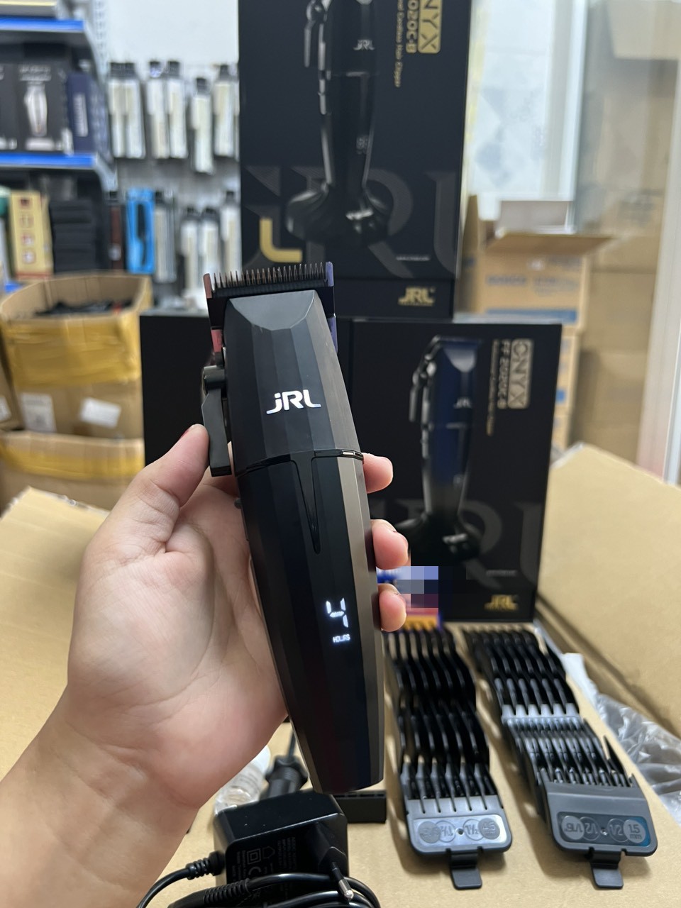 Tông đơ cắt tóc JRL Black ONYX