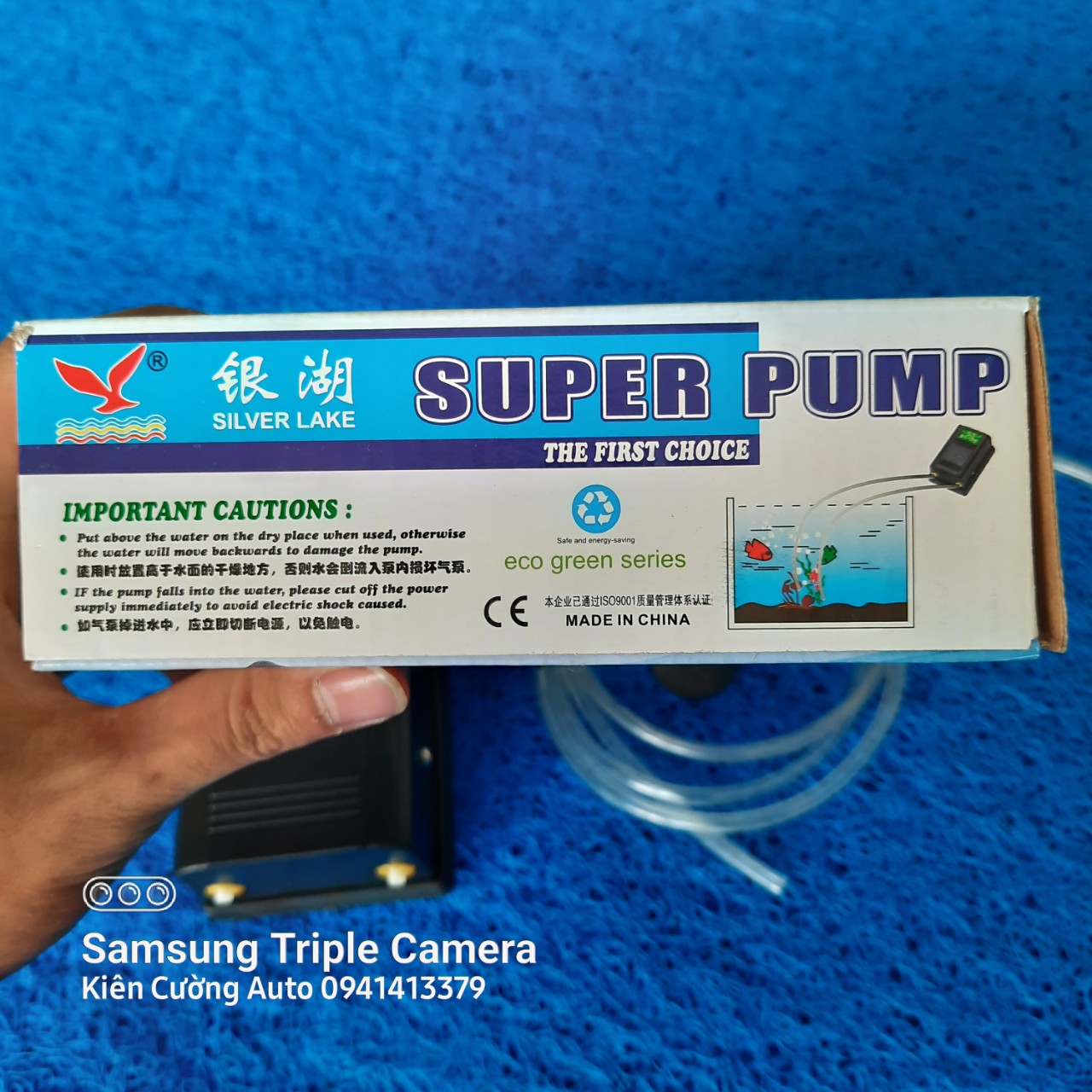 Máy sủi khí oxy hồ cá 2 vòi SP-780 (máy sục bể cá)