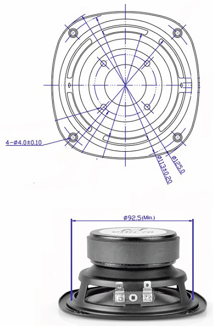Củ loa toàn dải 10cm Markaudio CHN70, giá theo cặp