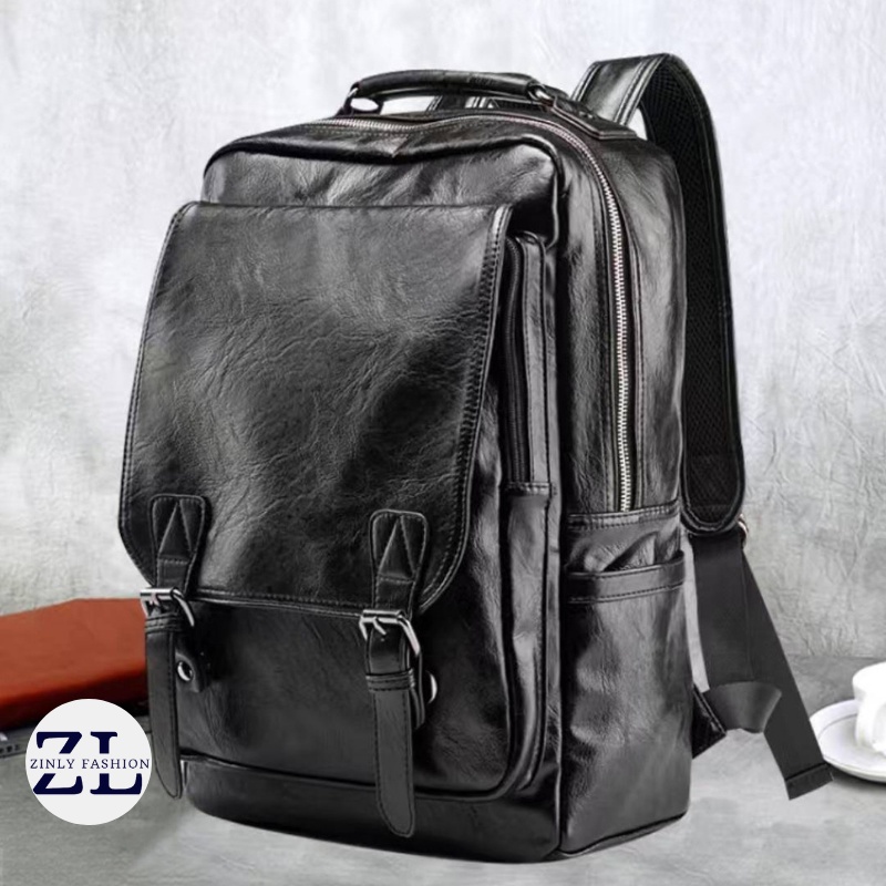 Balo Thời Trang Nam Chất Liệu Da PU Cao Cấp - Zinly