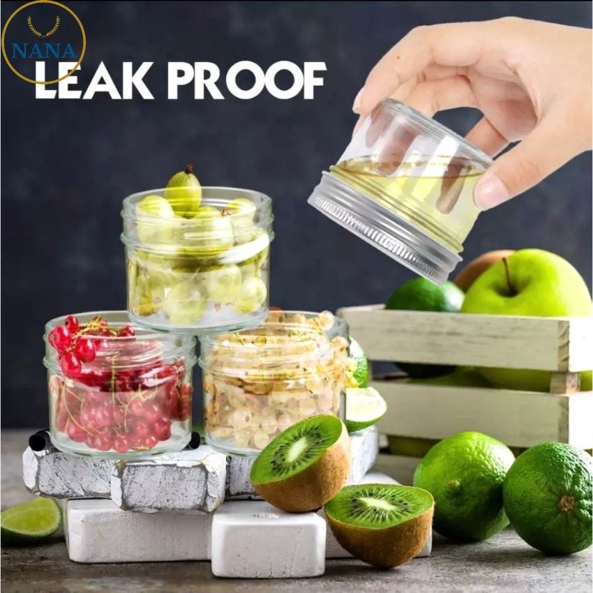 (HCM) ( Mua 11 tặng 1 ) Hũ thủy tinh 100ml dùng làm ( bánh plan - đựng mứt khô - trái cây sấy ) SG-Q96