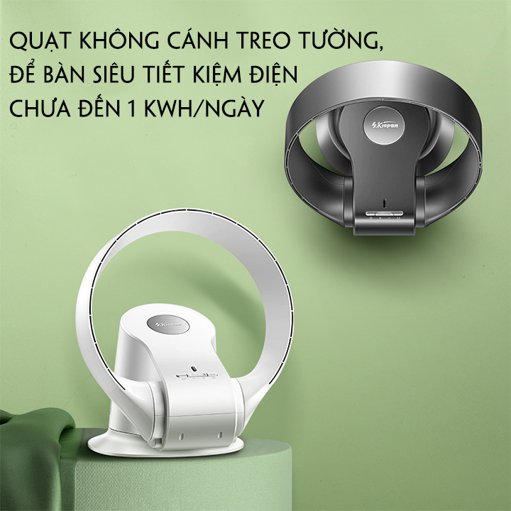 Quạt không cánh treo tường, để bàn