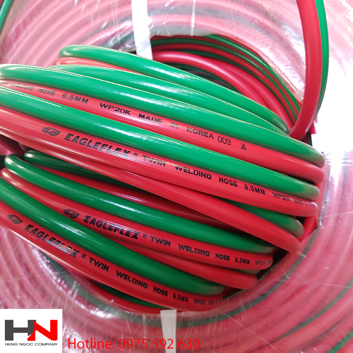 10 mét ống hơi đôi hàn cắt gió đá Masuka 6,5mm