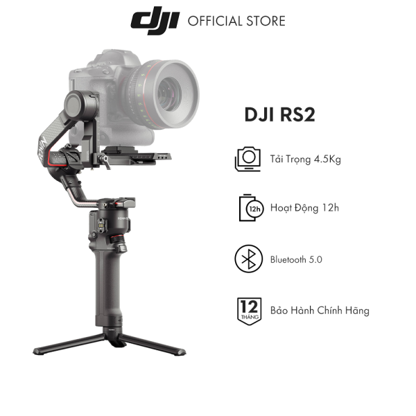Tay cầm gimbal DJI Ronin RS 2 chống rung máy ảnh Hàng chính hãng Bảo hành 12 tháng 1 Đổi 1