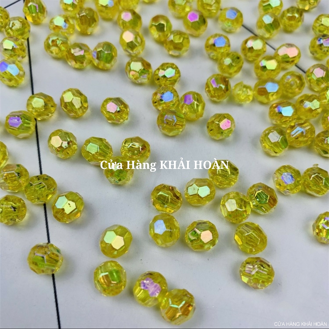 hạt Góc cừ 6--8mm trang trí nhiều màu