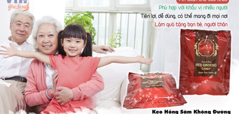 [HCM]Kẹo sâm không đường Hàn Quốc 500g Nhân sâm Hàn Quốc Maximas