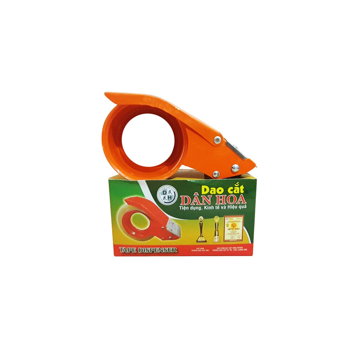Dụng Cụ Cắt Băng Keo Cầm Tay 6cm Sắt Màu Ngẫu Nhiên