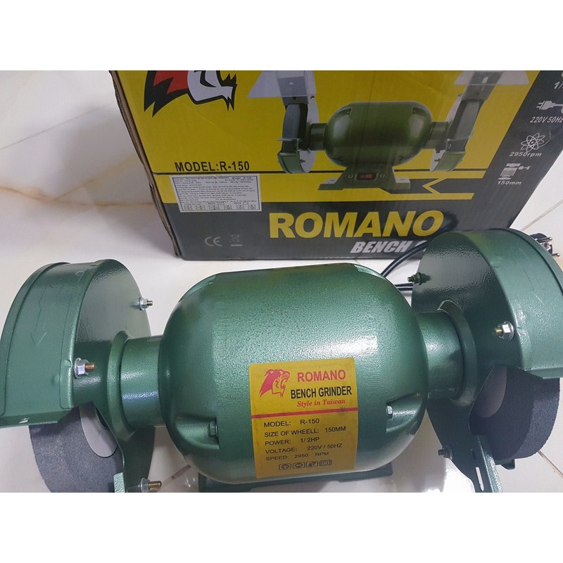 [HCM]MÁY MÀI 2 ĐẦU 1 2HP BENCH GINDER  380W