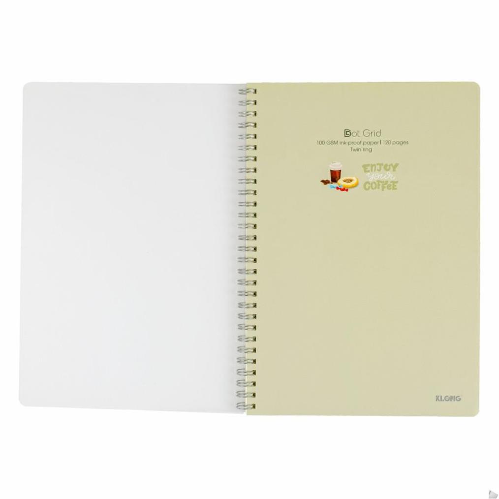 Vở lò xo kép dot grid b5 120 trang; ms: 578 .