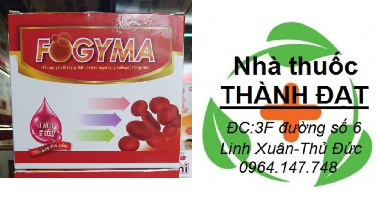FOGYMA  giúp bổ sung thiếu máu thiếu sắt FORGYMA hộp 20 ống