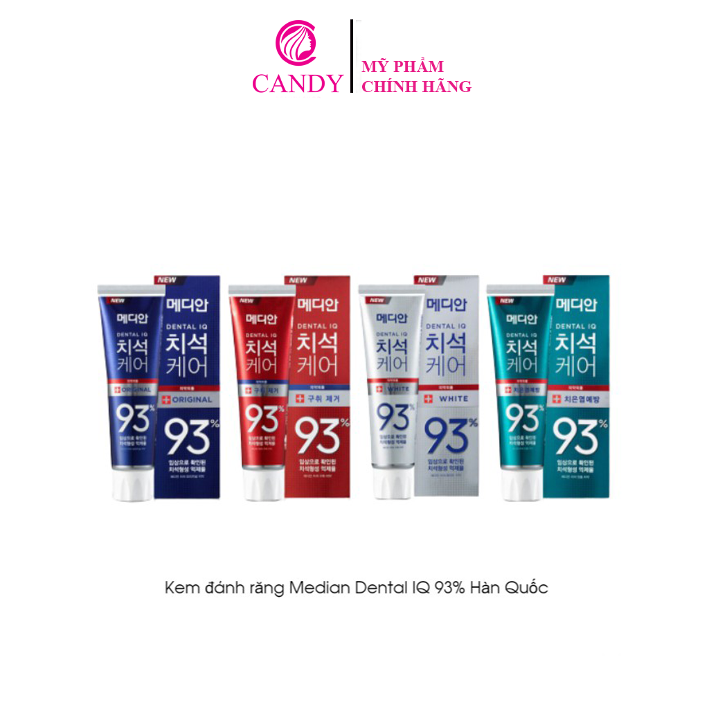 Kem Đánh Răng Median Dental IQ 93% Hàn Quốc 120g