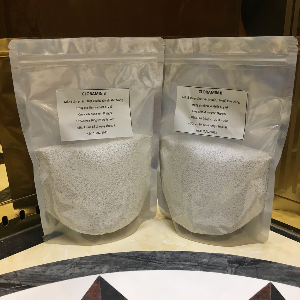 Bột Sát Trùng - Diệt Khuẩn Cloramin B (1Kg)