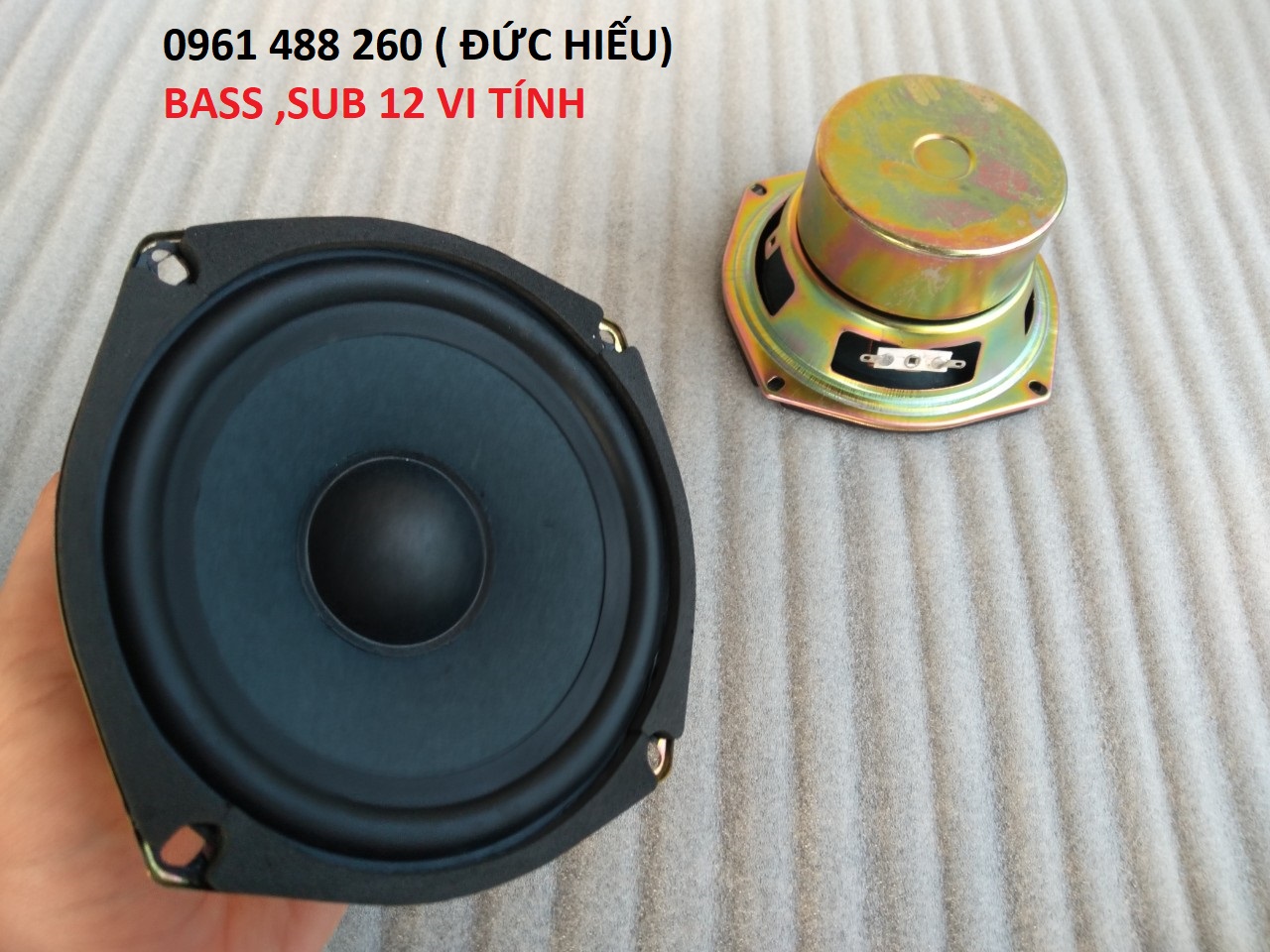 2 củ loa bass ,sub 12cm vi tính cao cấp